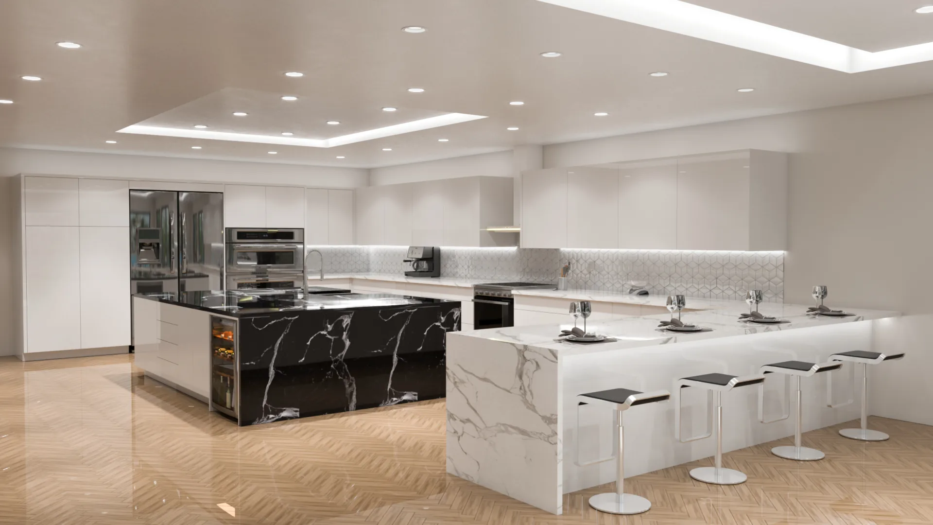 Completed Southline Construction kitchen remodeling project
